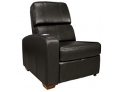 BELL`O HTS101BK Real Leather Left Arm Recliner Chair - black
